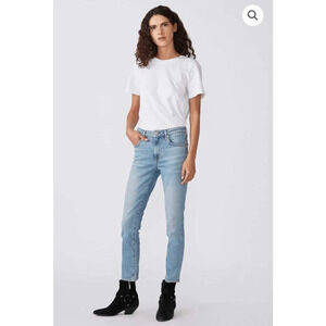 SLVRLAKE Lou Lou Strainght Leg Jeans Love Burns Size 30